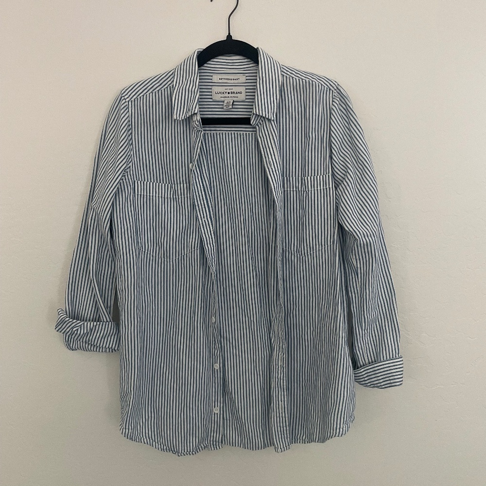 Lucky Brand Boyfriend Button-Down Shirt
